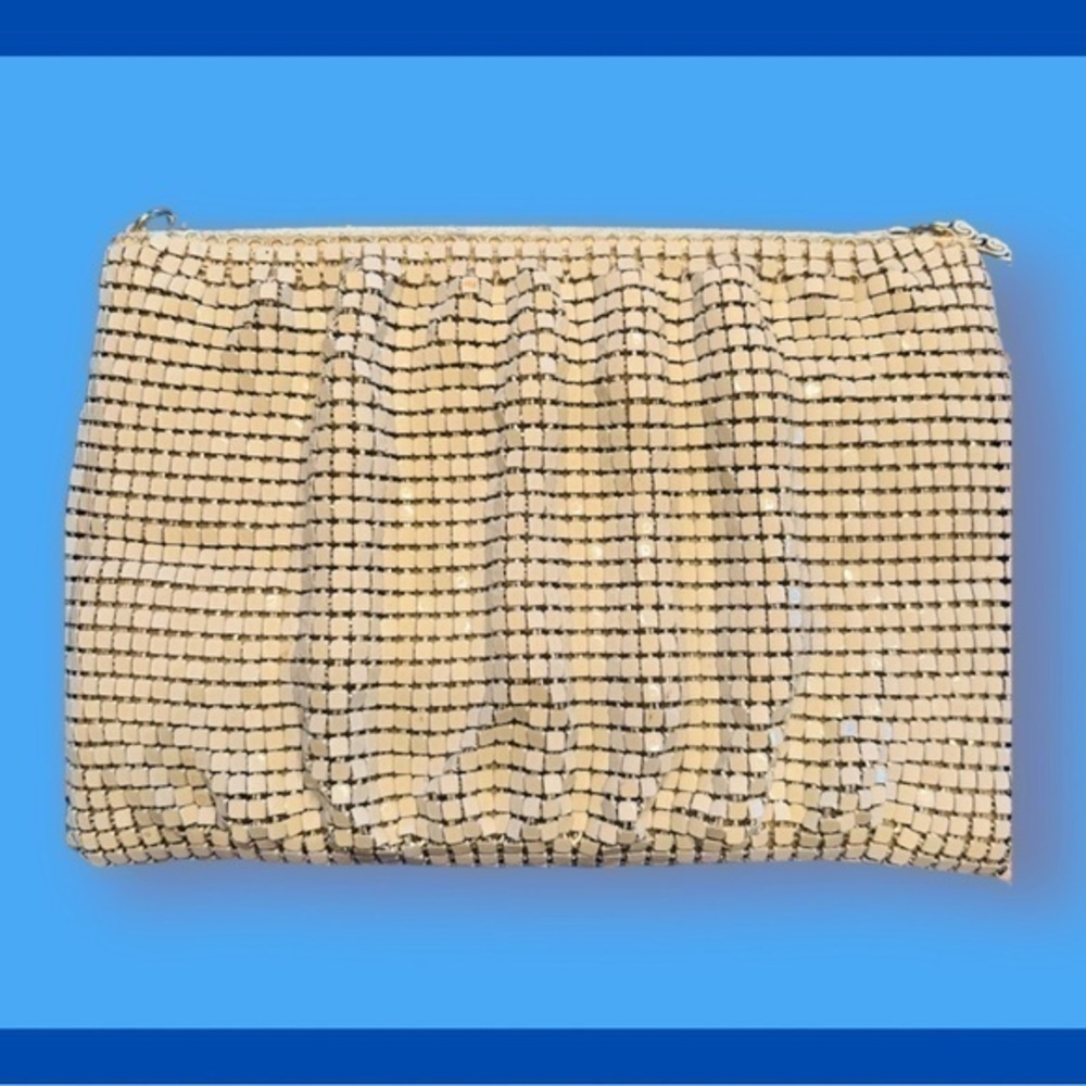Cute Little White Chain Mesh Purse